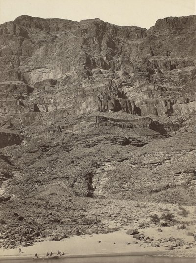 Muur in de Grand Canyon, Colorado River door Timothy H. OSullivan